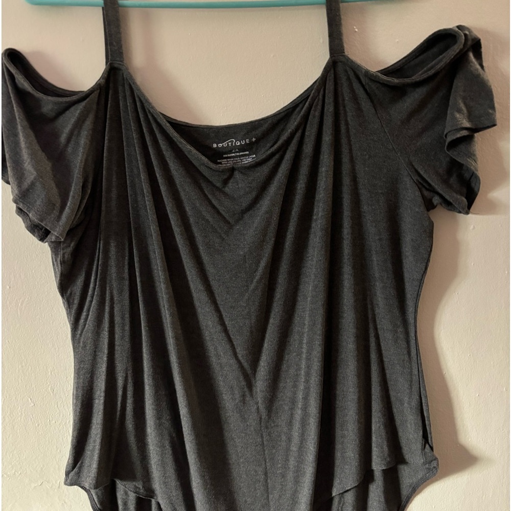 Boutique+ Bodysuit. Soft jersey material. Never worn, tags removed.